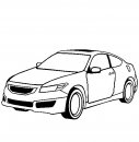 Honda accord coloring sheets #6