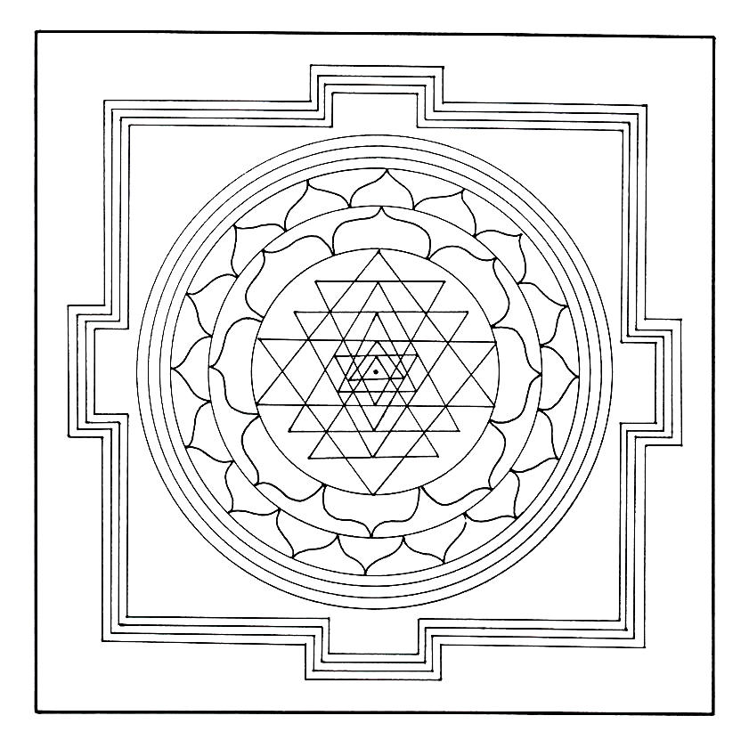 mandala_23 Adult coloring pages